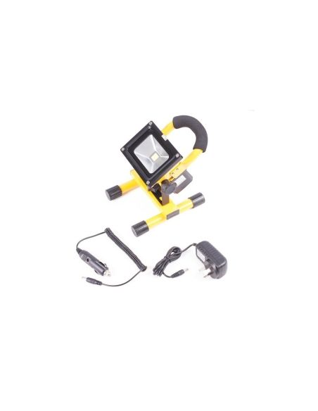 АКУМУЛАТОРЕН LED ПРОЖЕКТОР 10 ИЛИ 20W НА СТОЙКА