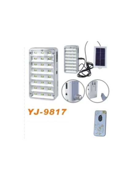 LED лампа с дистанционно управление и изнесен соларен панел