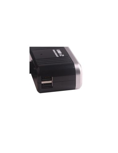 Разклонител за запалка на автомобил с 3 гнезда и USB изходи, 5V