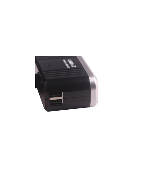 Разклонител за запалка на автомобил с 3 гнезда и USB изходи, 5V