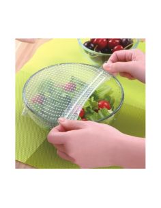 Комплект от 3 бр. силиконови капаци за съхраняване на храна Stretch and Fresh