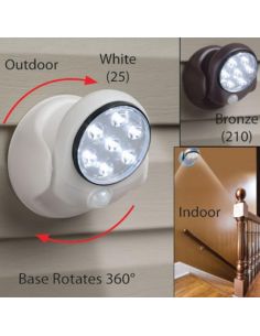 LED лампа Light Angel, с датчик за движение Бяла светлина диоди 2