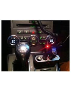 Разклонител за запалка с 3 гнезда и USB, 12V-24V, Твърдо рамо