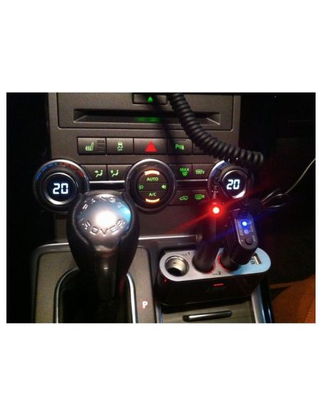 Разклонител за запалка с 3 гнезда и USB, 12V-24V, Твърдо рамо