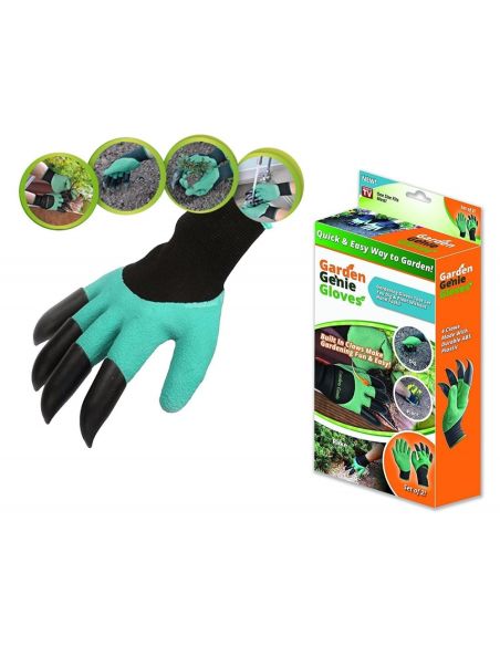 Градинарски ръкавици 2 бр с нокти , Garden Genie