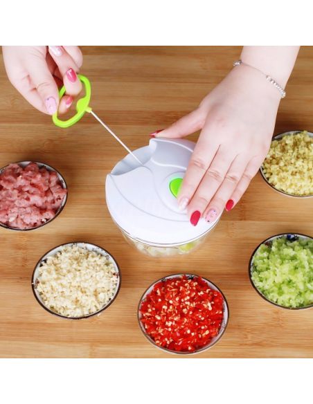 Nicer Dicer Plus Speedy Chopper - Ръчен чопър за плодове и зеленчуци
