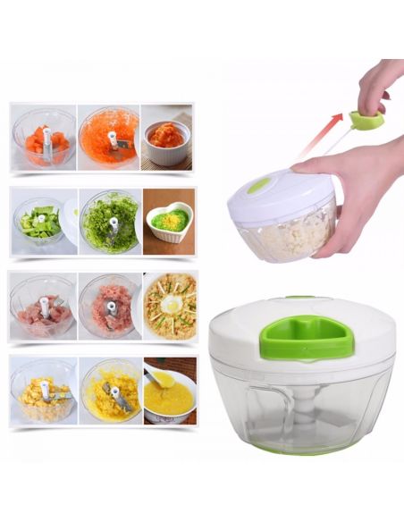 Nicer Dicer Plus Speedy Chopper - Ръчен чопър за плодове и зеленчуци