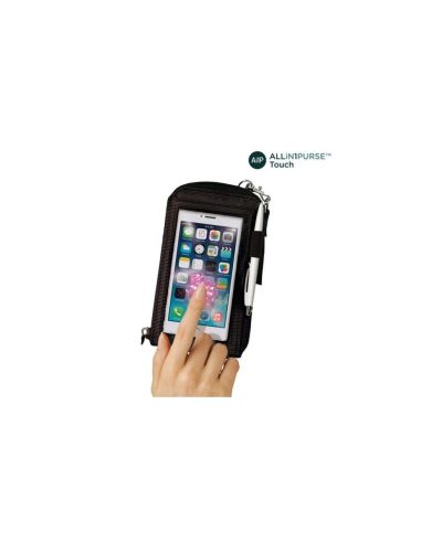 Чантичка органайзер за мобилен телефон , Touch Purse,Черна