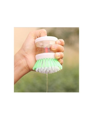 Практична четка за миене на съдове с дозатор за веро