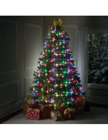 Коледни лампички тип завеса за елха Tree Dazzler - 64 бр.