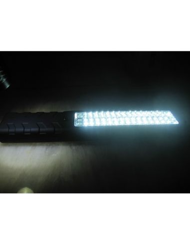 Силен къмпинг акумулаторен фенер с магнит и щипка за закачане 48+5 LED