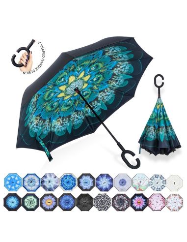 Чадър с обратно затваряне и отваряне