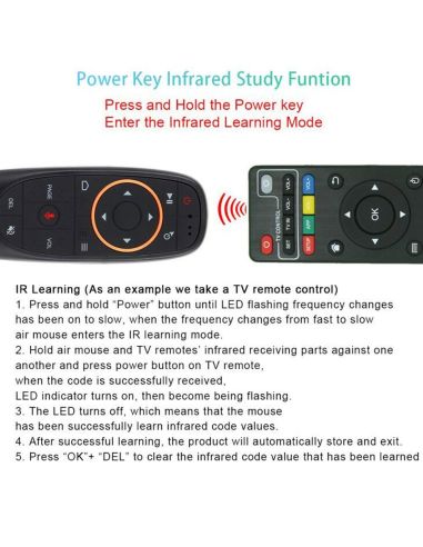 USB безжична мишка за TV BOX с гласови команди