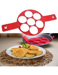 Удобна и практична силиконова форма за приготвяне на яйца и палачинки