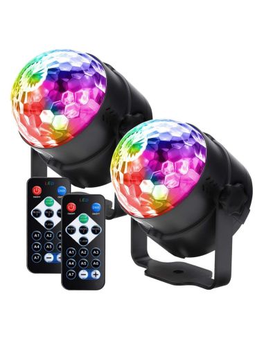 LED парти лампа проектор с дистанционно 9W