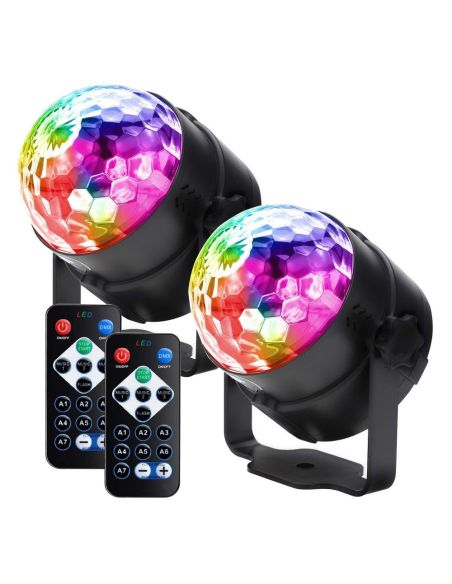 LED парти лампа проектор с дистанционно 9W