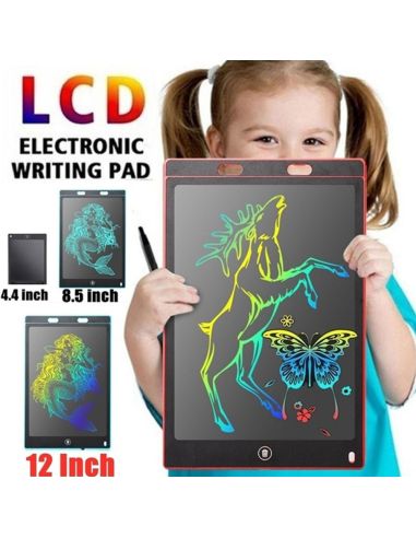 Детски LCD таблет за рисуване, 12 инча, С писалка