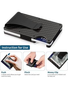 Елегантен картодържател с RFID защита