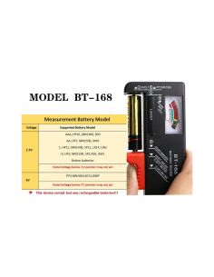 Тестер за батерии AAA, AA, 9V AG372 2