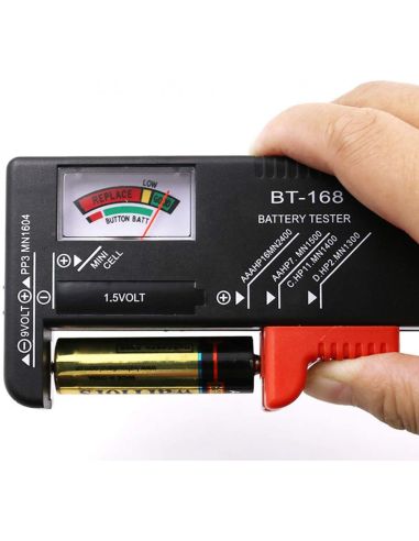 Тестер за батерии AAA, AA, 9V AG372