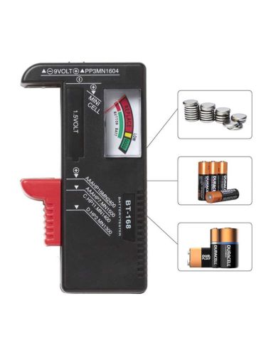Тестер за батерии AAA, AA, 9V AG372