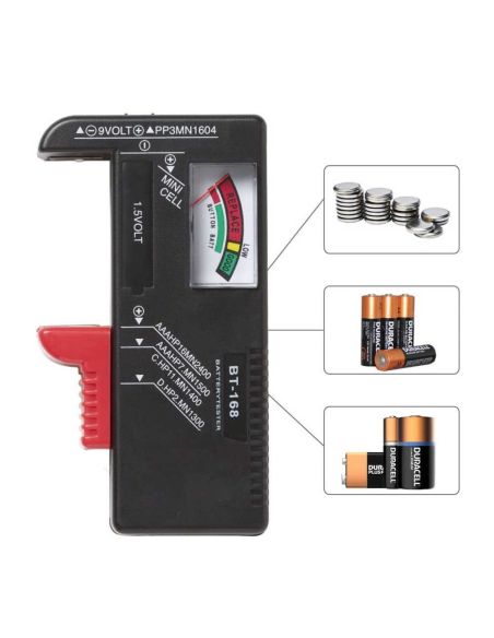 Тестер за батерии AAA, AA, 9V AG372