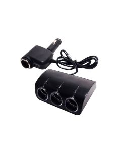 Практичен разклонител за кола с 4 гнезда за запалка и USB вход