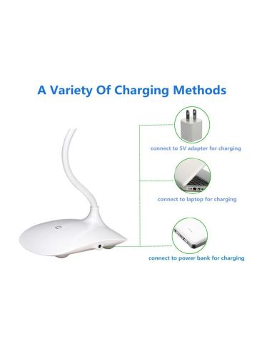 Безжична настолна USB LED лампа с 3 степени на осветяване