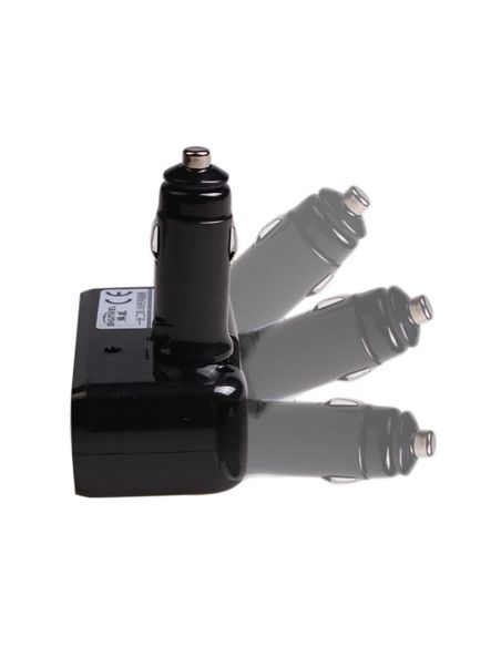 Разклонител на запалка, 2 гнезда за запалка и 2 броя USB за зареждане
