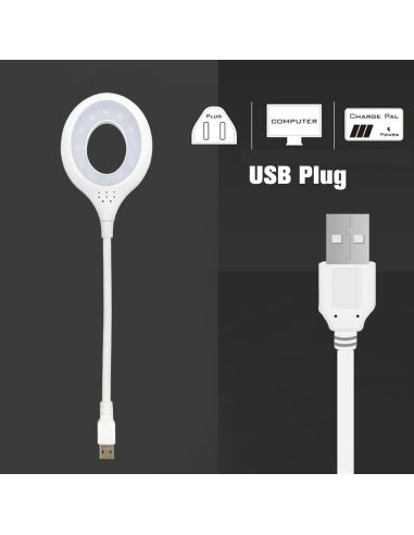 LED ринг лампа с  USB и чупещо рамо