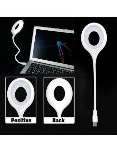 LED ринг лампа с  USB и чупещо рамо