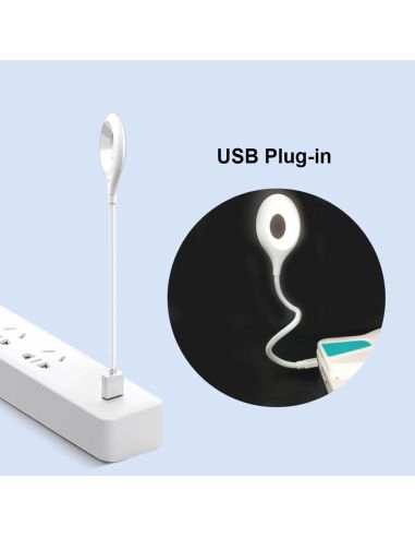 LED ринг лампа с  USB и чупещо рамо