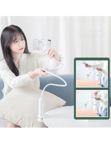 Стойка за телефон за легло с дълго рамо