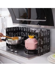 Защитно алуминиево фолио за печка Черно