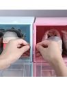 Пластмасови кутии за съхранение на обувки с прозрачен капак