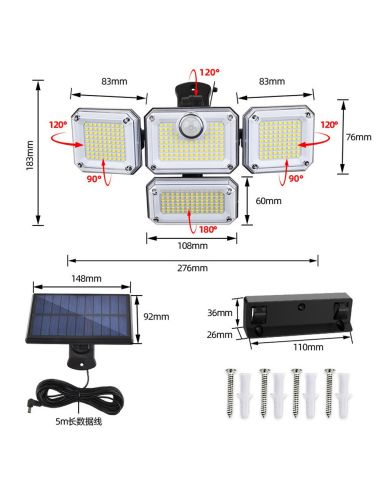 Водоустойчива соларна лампа  Series