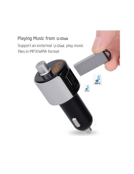 Bluetooth FM Трансмитер с Handsfree, MP3 и Charging функция