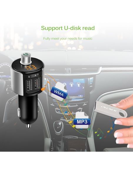 Bluetooth FM Трансмитер с Handsfree, MP3 и Charging функция