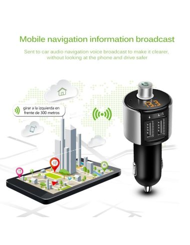 Bluetooth FM Трансмитер с Handsfree, MP3 и Charging функция