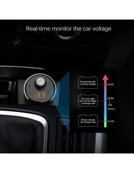 Bluetooth FM Трансмитер с Handsfree, MP3 и Charging функция