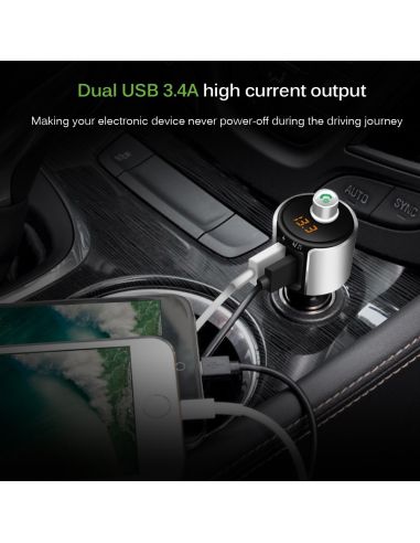 Bluetooth FM Трансмитер с Handsfree, MP3 и Charging функция