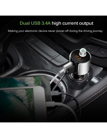 Bluetooth FM Трансмитер с Handsfree, MP3 и Charging функция