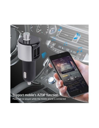 Bluetooth FM Трансмитер с Handsfree, MP3 и Charging функция