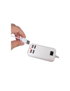 USB зарядно с 4 порта за компютър 15W