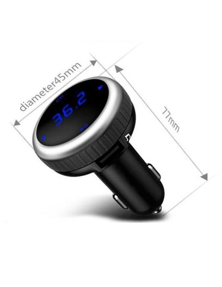 БЛУТУТ ТРАНСМИТЕР ЗА АВТОМОБИЛ  СЪС СЕНЗОРЕН ДИСПЛЕЙ И USB