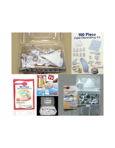 КОМПЛЕКТ ЗА ДЕКОРАЦИЯ НА СЛАДКИШИ 100 ЧАСТИ CAKE DECORATING KIT