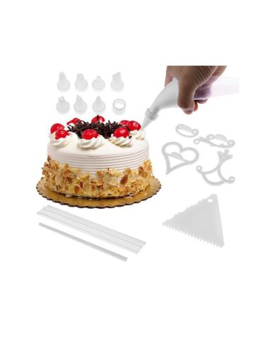 КОМПЛЕКТ ЗА ДЕКОРАЦИЯ НА СЛАДКИШИ 100 ЧАСТИ CAKE DECORATING KIT