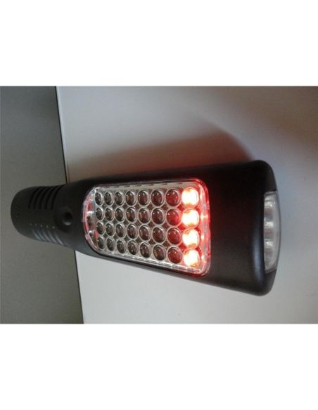 Акумулаторна, преносима LED лампа с 35 диода, магнит и 3 режима светене