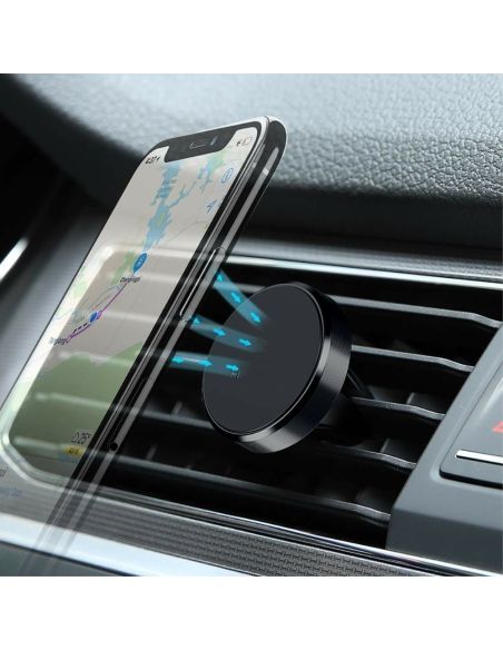Универсален магнитен държач за телефон за вентилационната решетка в кола
